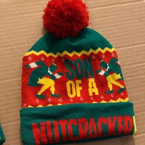 Warner Bros. ELF Green and Red “Son of a Nutcracker” Kids Beanie